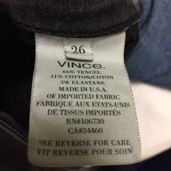 Women’s Vince jeans black size 26 skinny - Picture 3 of 5